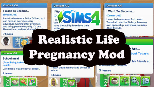The Sims 4 Realistic Life And Pregnancy Mod