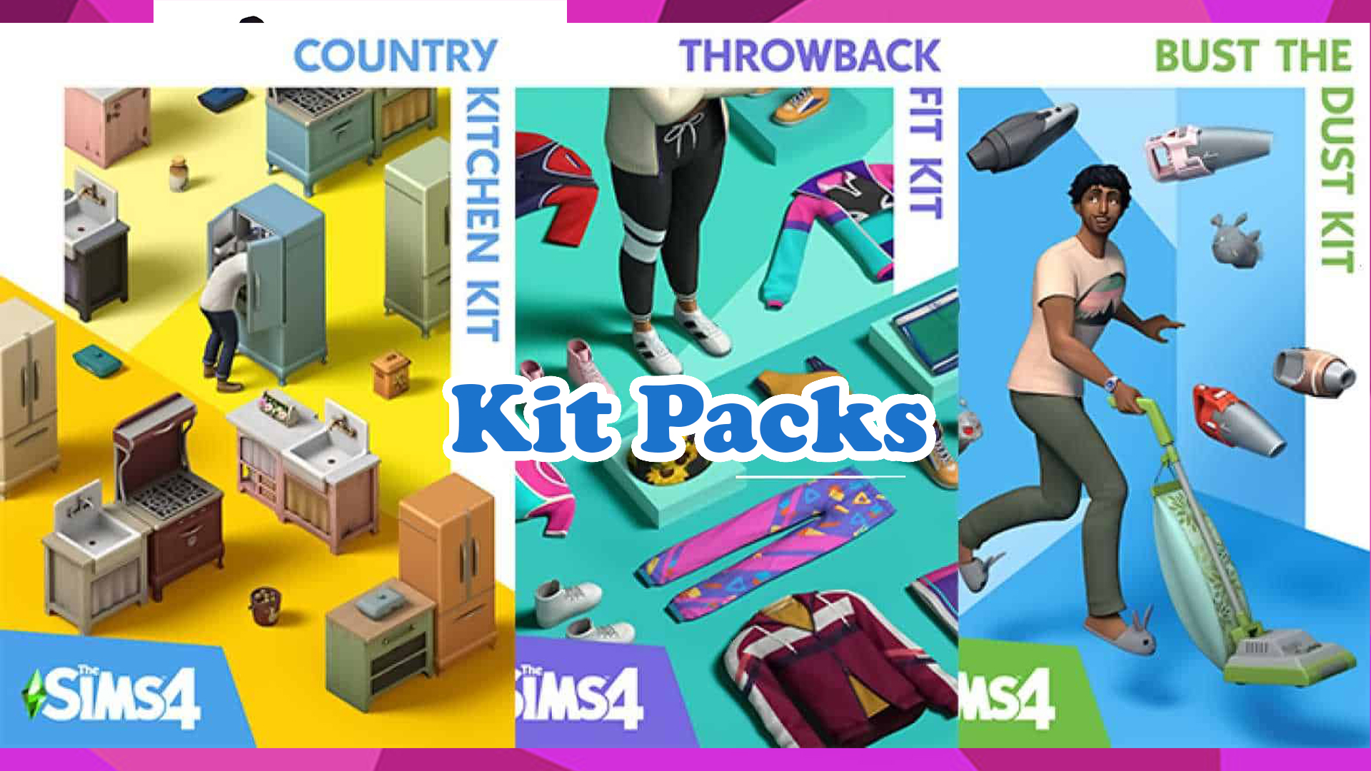 The Sims 4 Kit Packs 