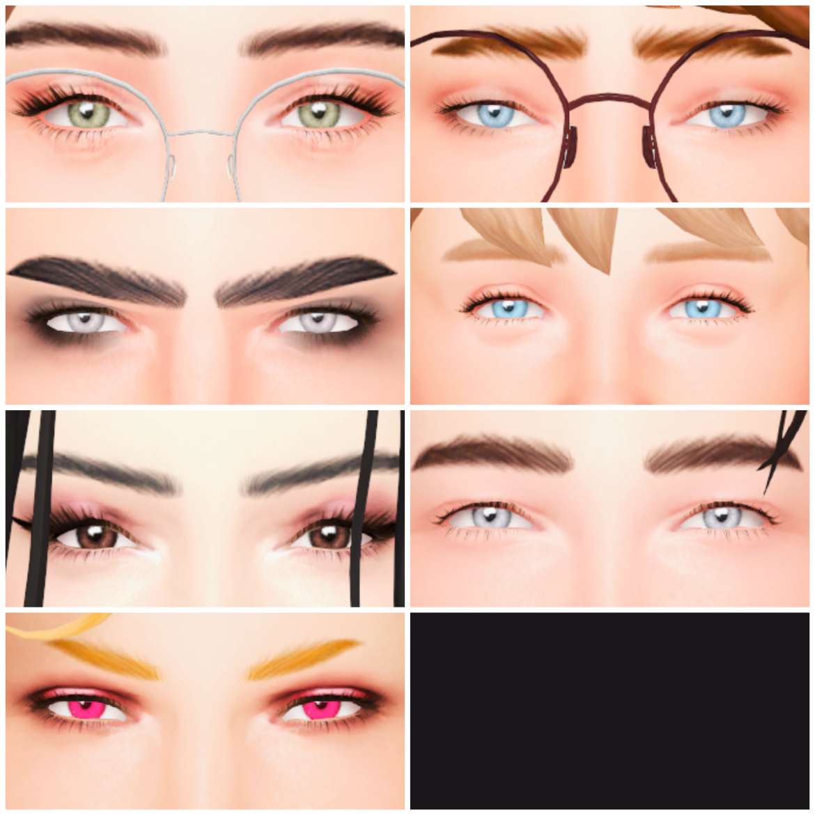 impact eyes in sims3melancholics 135 naturals - The Sims Guide