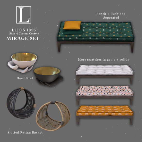 Slotted Rattan Basket