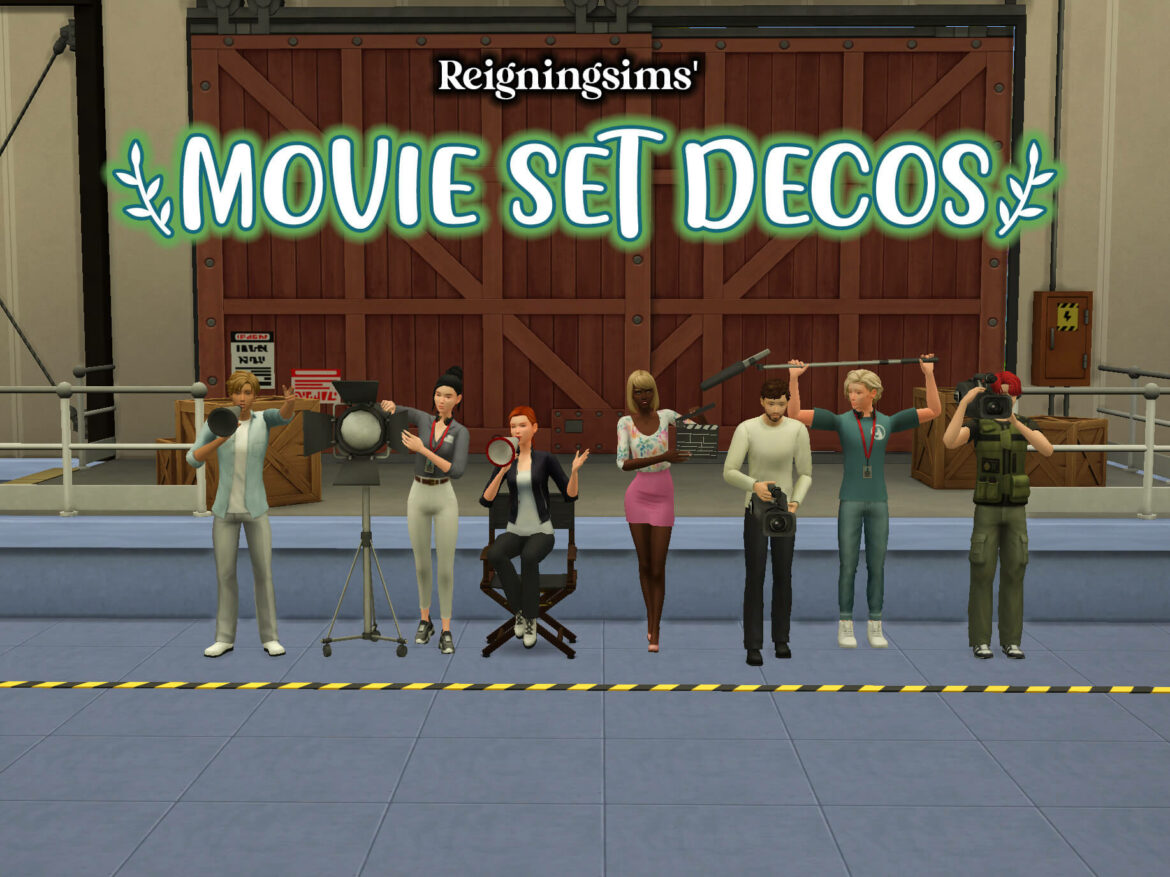 movie set deco sims
