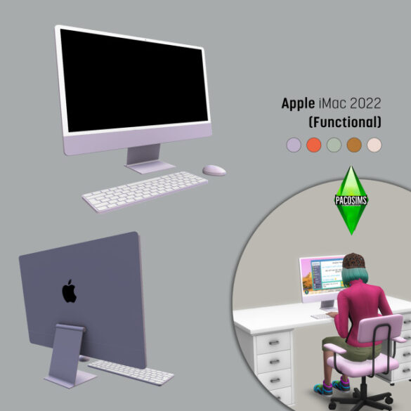 office dream Apple iMac 2022
