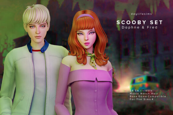 scooby set daphne and fred