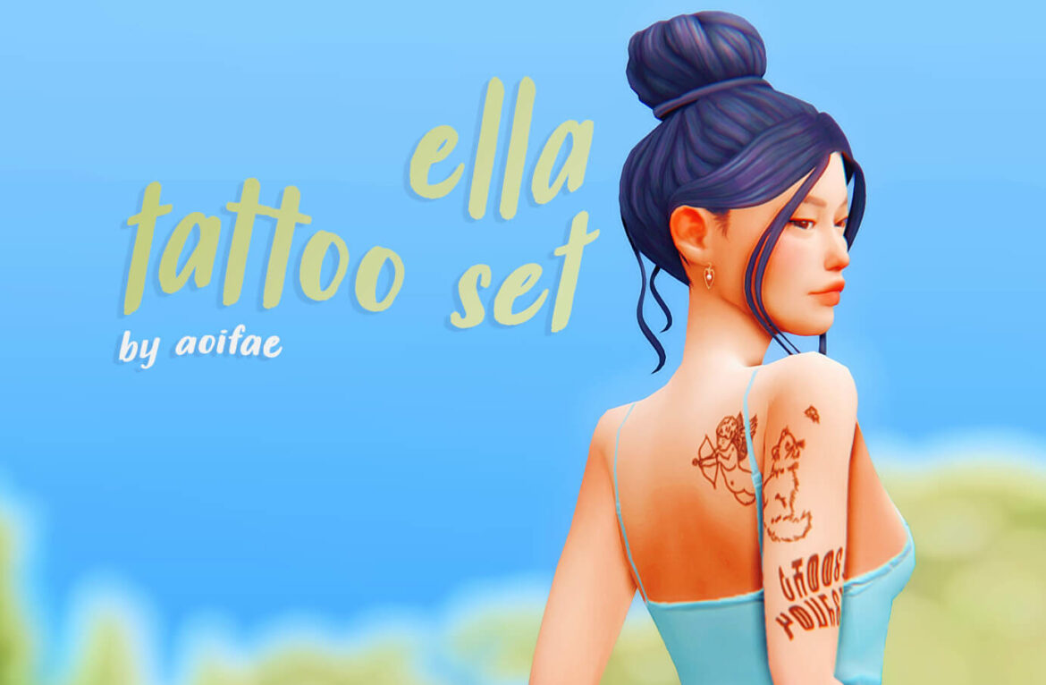 ella tattoo set by aoifae