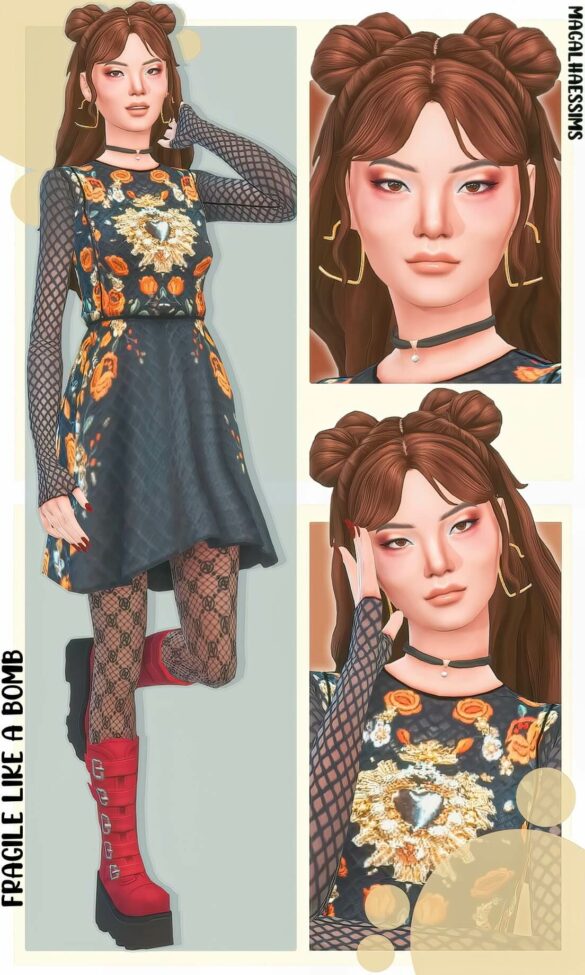 FRAGILE LIKE A BOMB - MAXIS-MATCH LOOKBOOK