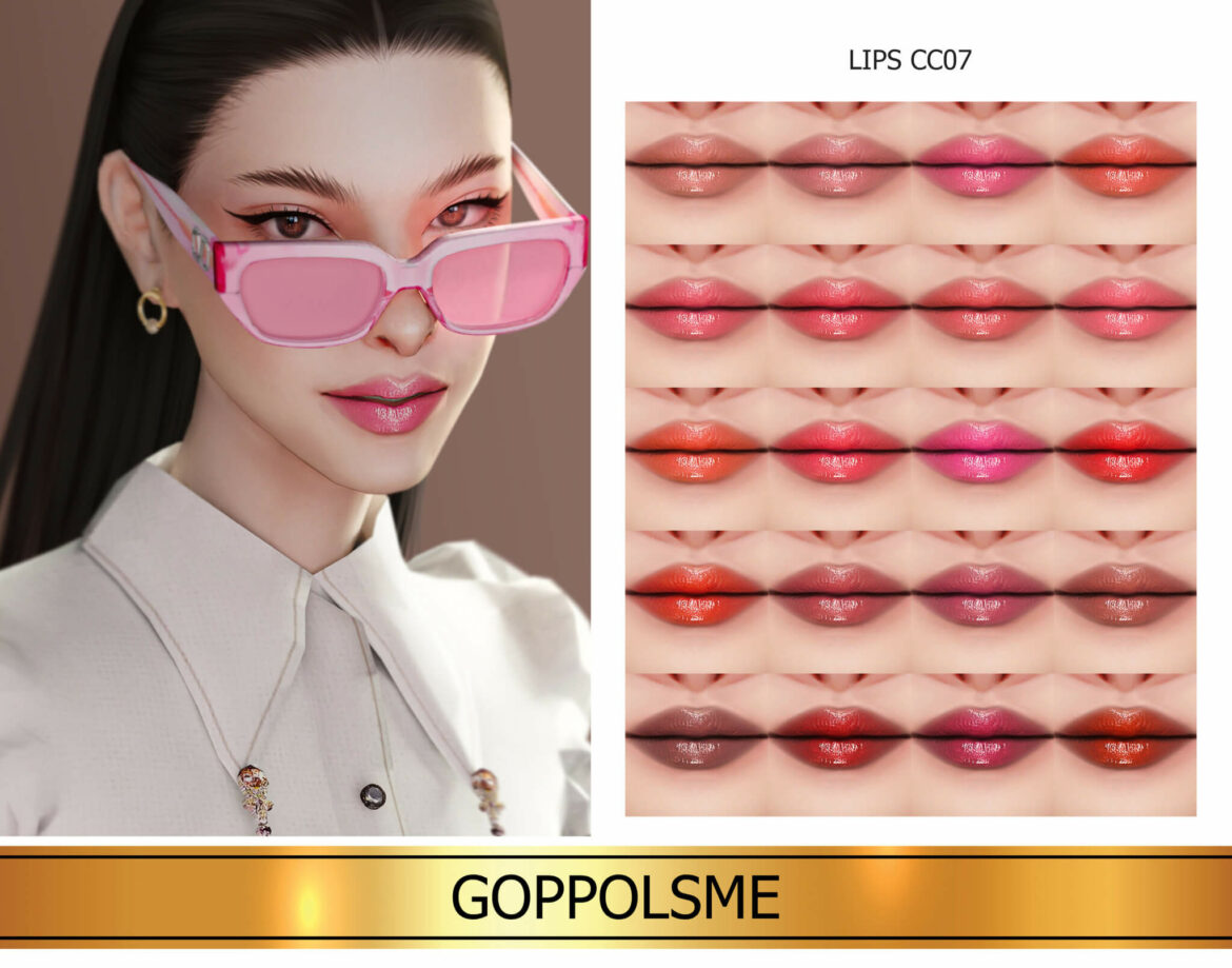 gpme gold lips cc07