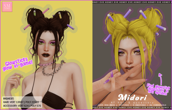 Midori AF Hair & Accessory