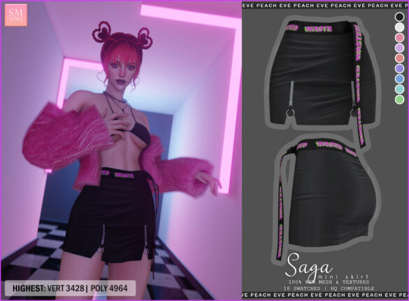 Saga Mini Skirt - The Sims Guide