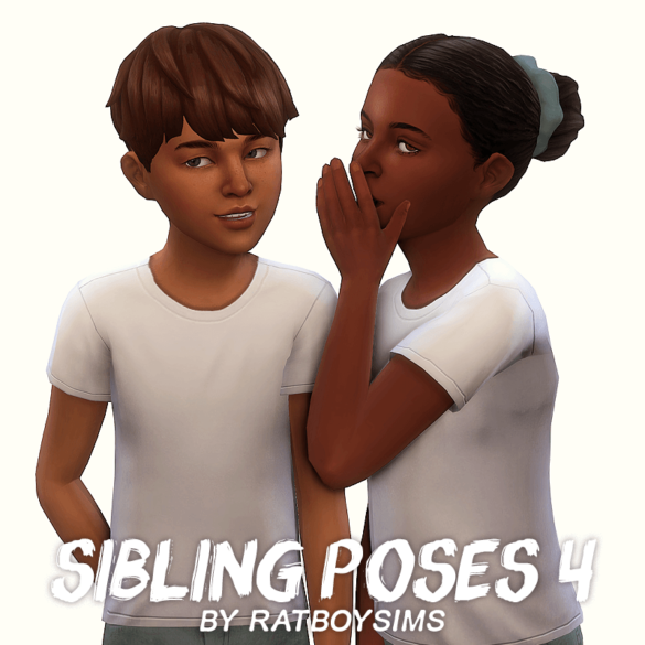 sibling poses 4 by ratboysims