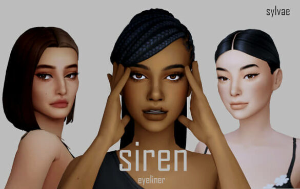 siren eyeliner maxis match - The Sims Guide
