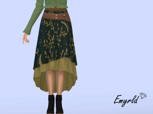 Witchy High-Low Skirt (requires Realms of Magic)