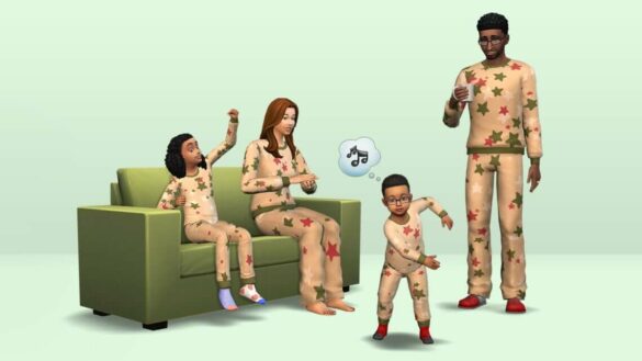 Sims 4 Sleepover Sleepwear Set