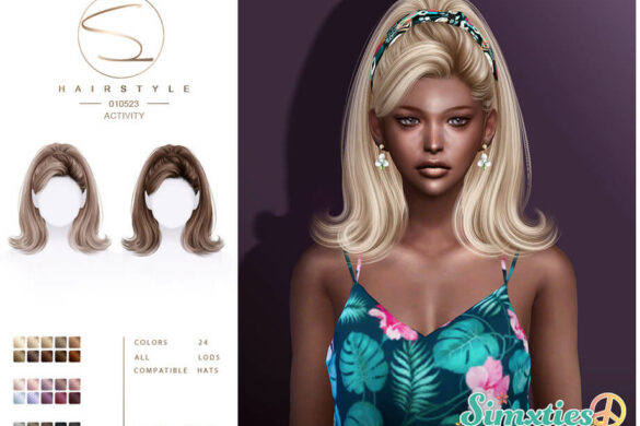 sims 4 cc maxis match long hair