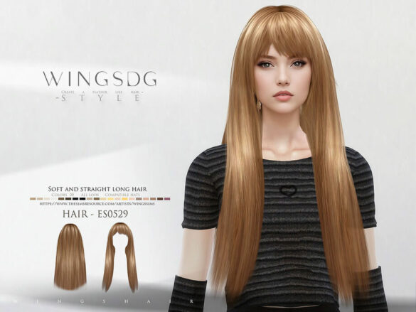 WINGS-ES0529-Soft and straight long hair