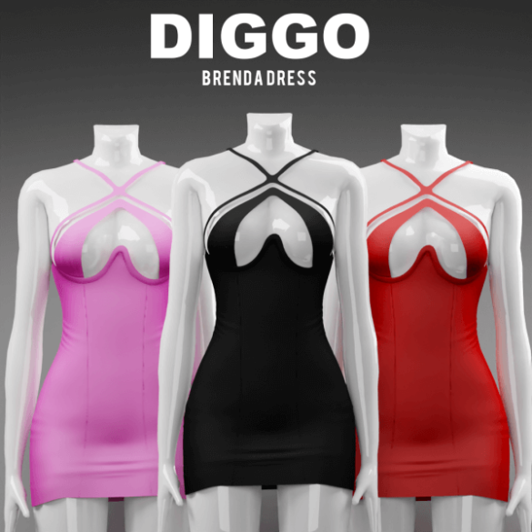 DIGGOxRUCHELL sexy dress