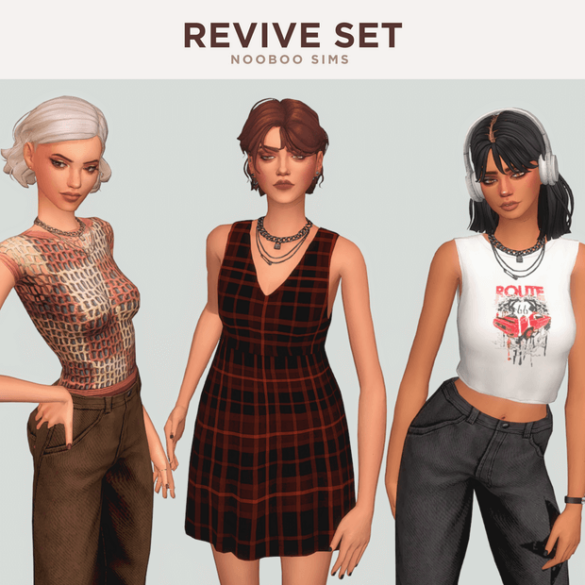 REVIVE SET jeans dress jinx top