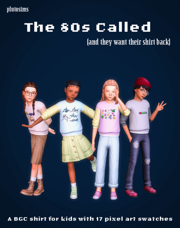 The 80s Called - A Top for Kids