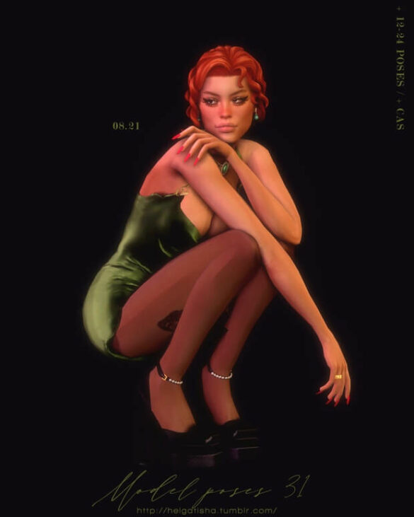 (TS4) Model poses 31 Pose Pack & CAS