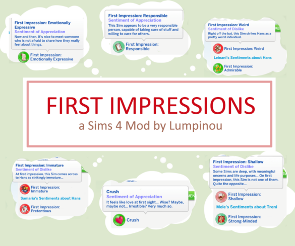 First Impressions by Lumpinou