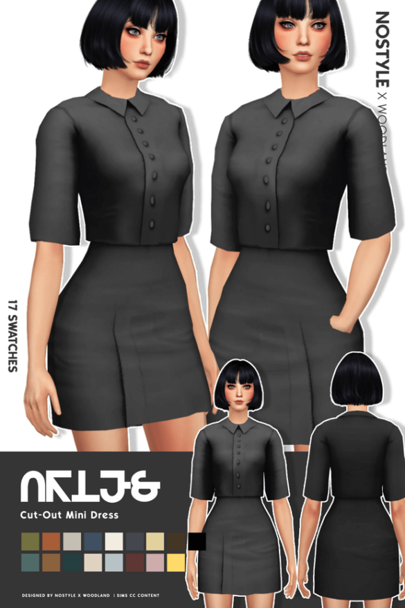 Arles CutOut Mini Dress