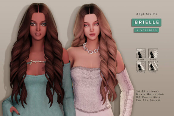 BRIELLE HAIR - 2 versions
