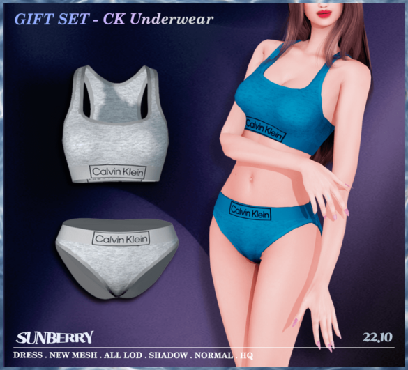 DE GIFT SET - JENNIE CK Underwear