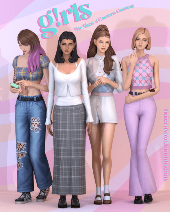 Girls (8 Items) Sims 4 University The Sims Guide