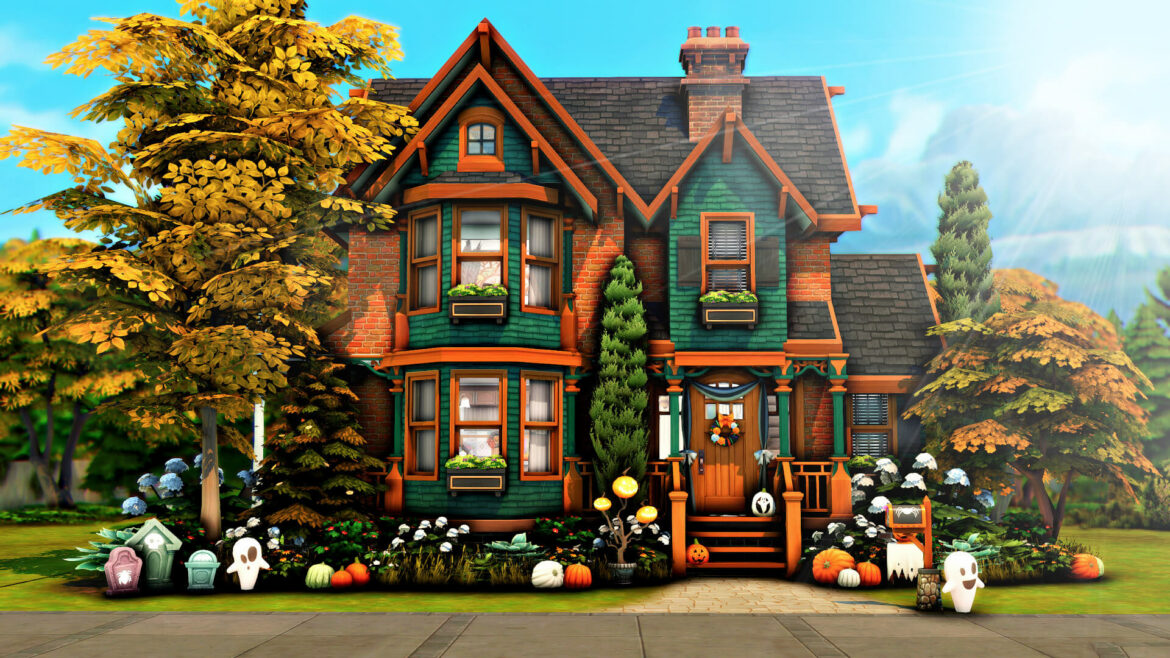 halloween-family-home-thesimsguide.com_ Halloween Family Home