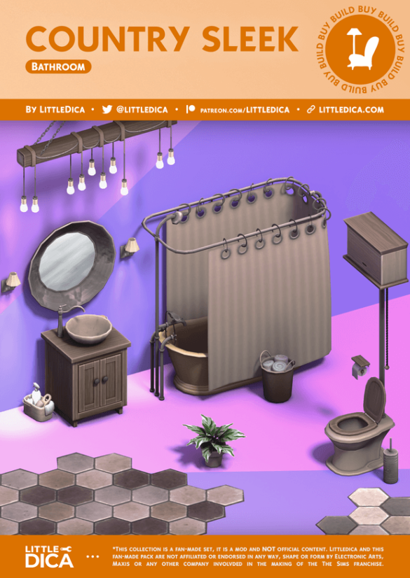 Country Sleek Bathroom - Mini Collection