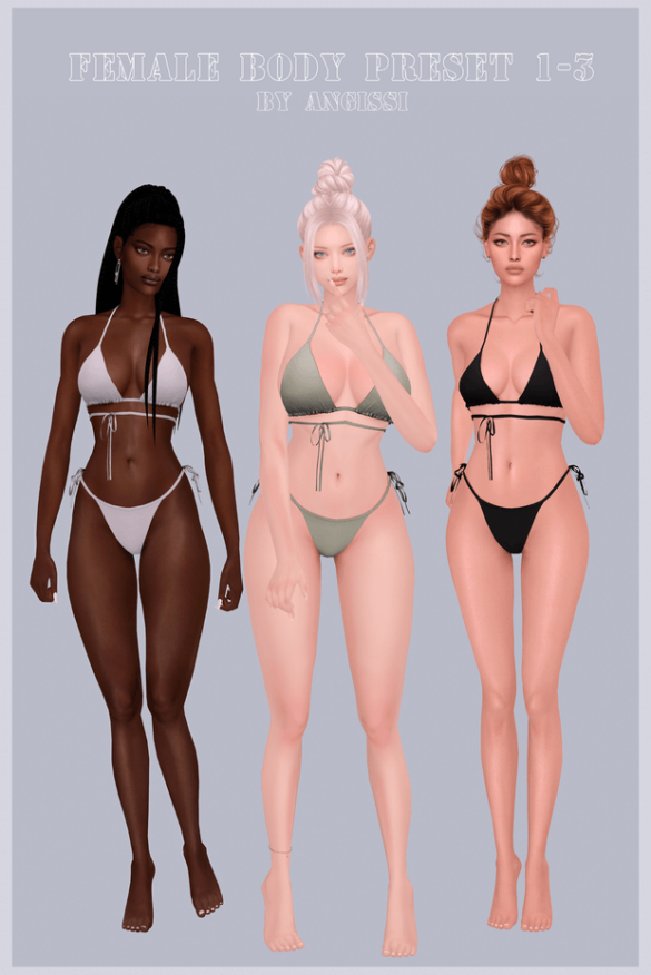 Female body preset 1-3 + Blush