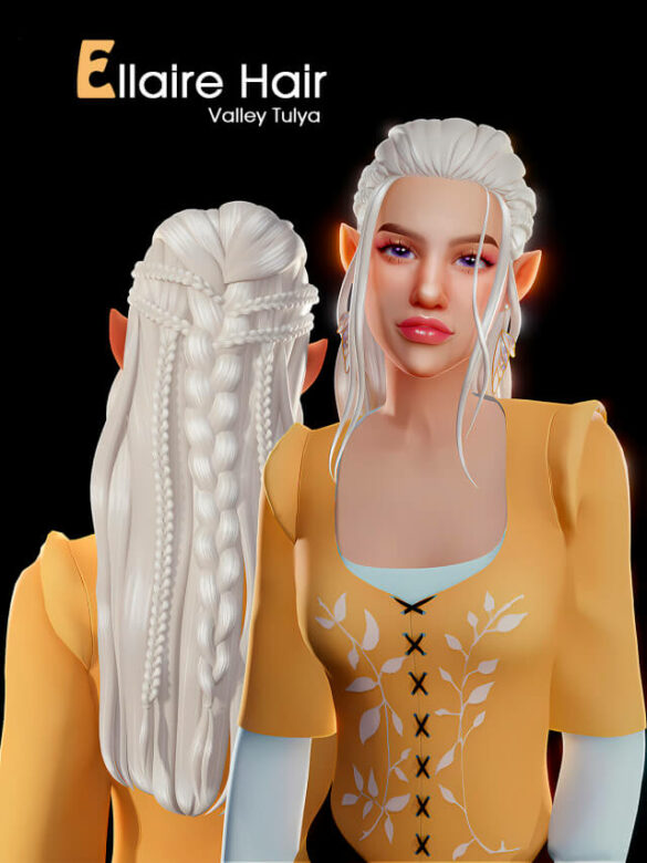 (The Sims 4) Ellaire Hair