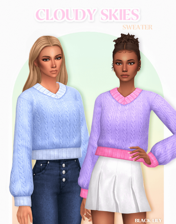 Cloudy Skies Sweater