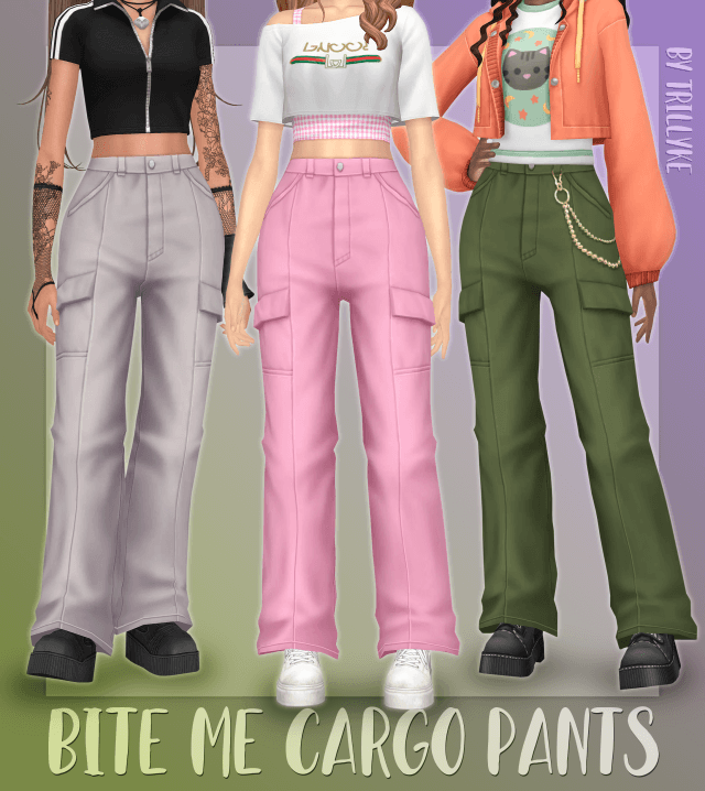 Bite Me Cargo Pants - The Sims Guide