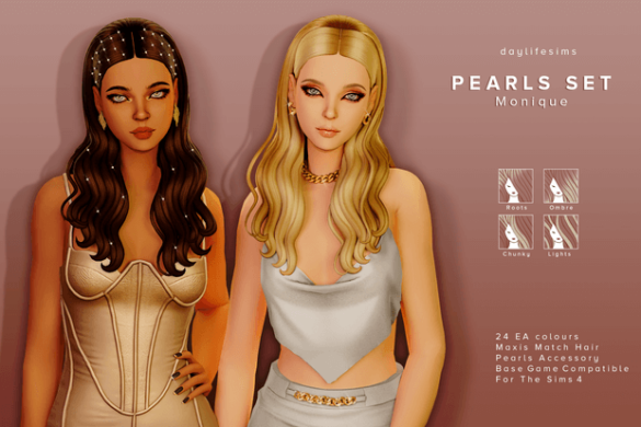 PEARLS HAIR SET - Monique