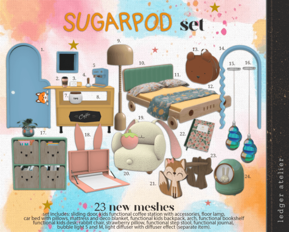 Sugarpod Set with Bonus Items
