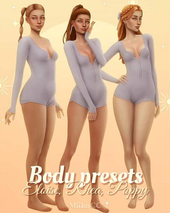 Body presets set