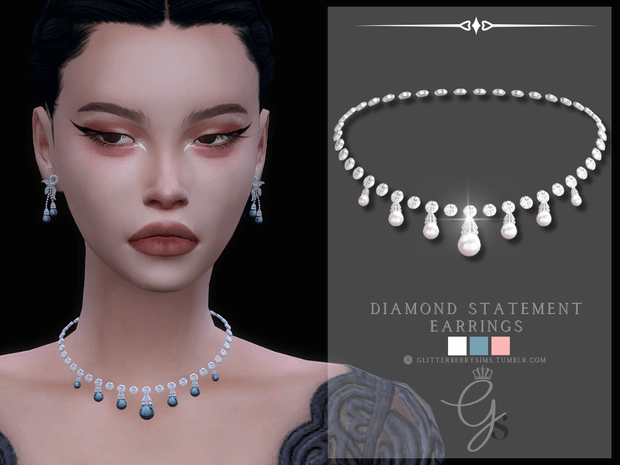 Diamond Statement Necklace - The Sims Guide