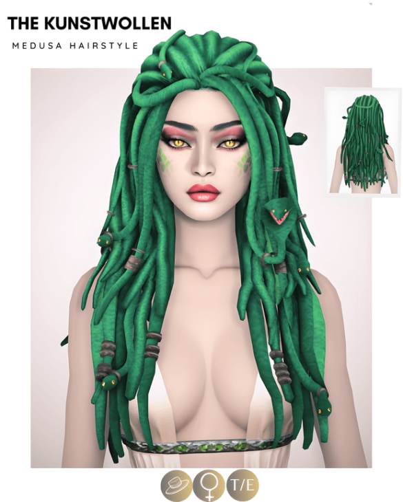 Medusa hairstyle