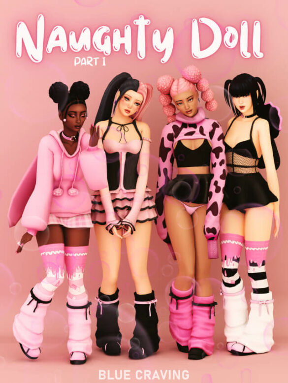 SIMS 4 CC - NAUGHTY DOLL