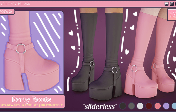 Sweetheart Shoes - The Sims Guide