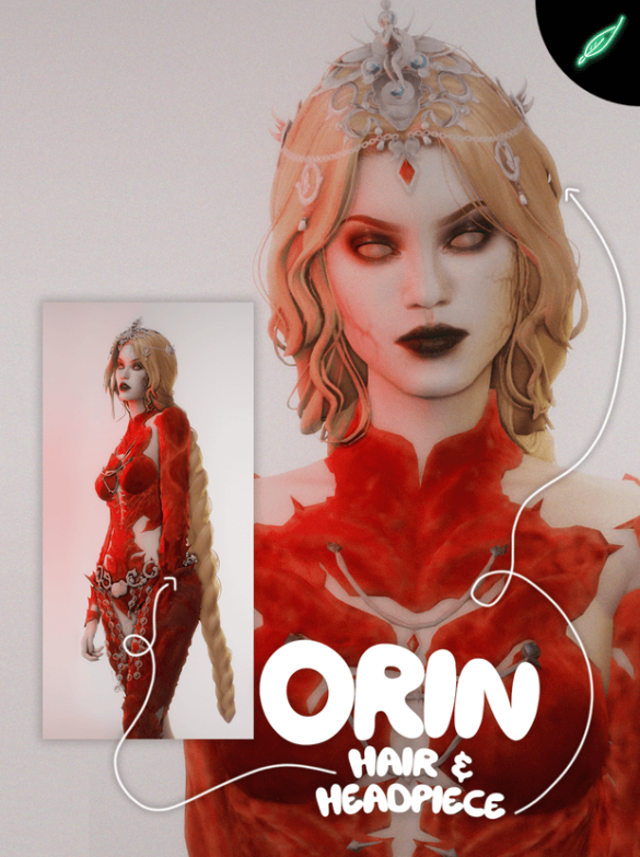 orin hair headpiece