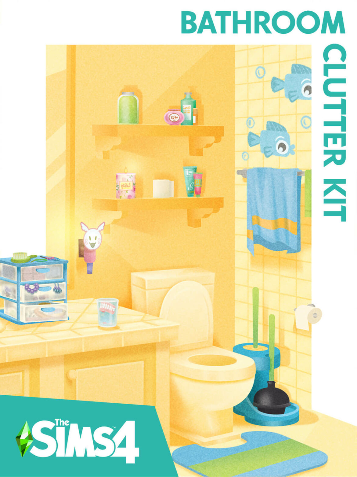 The Sims 4 Bathroom Clutter Kit
