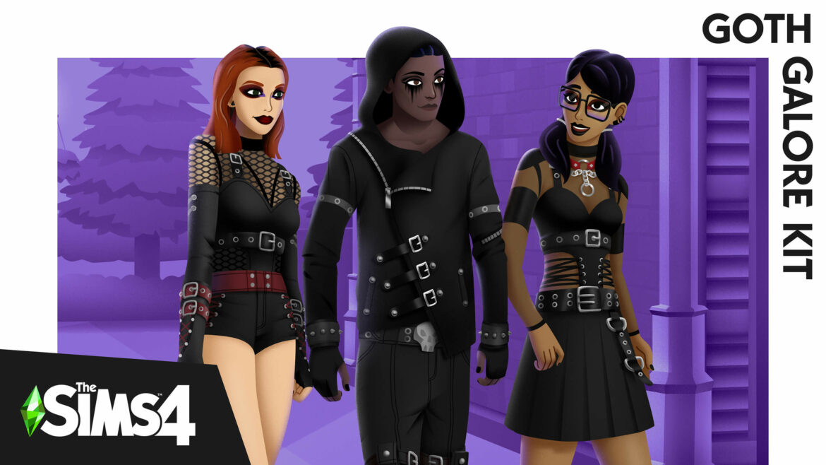 The Sims 4 Goth Galore Kit