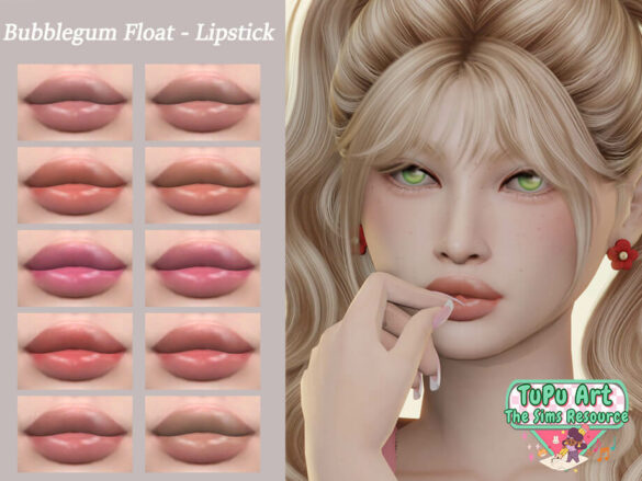 TuPu Art Collab - Bubblegum Float - Lipstick