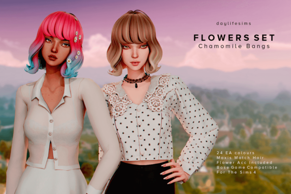 FLOWERS HAIR SET - Chamomile Bangs Hair