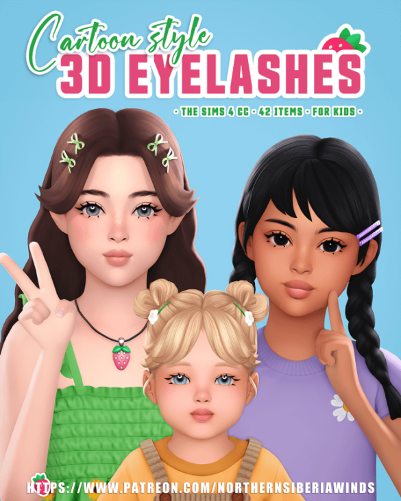 3D EYELASHES FOR KIDS