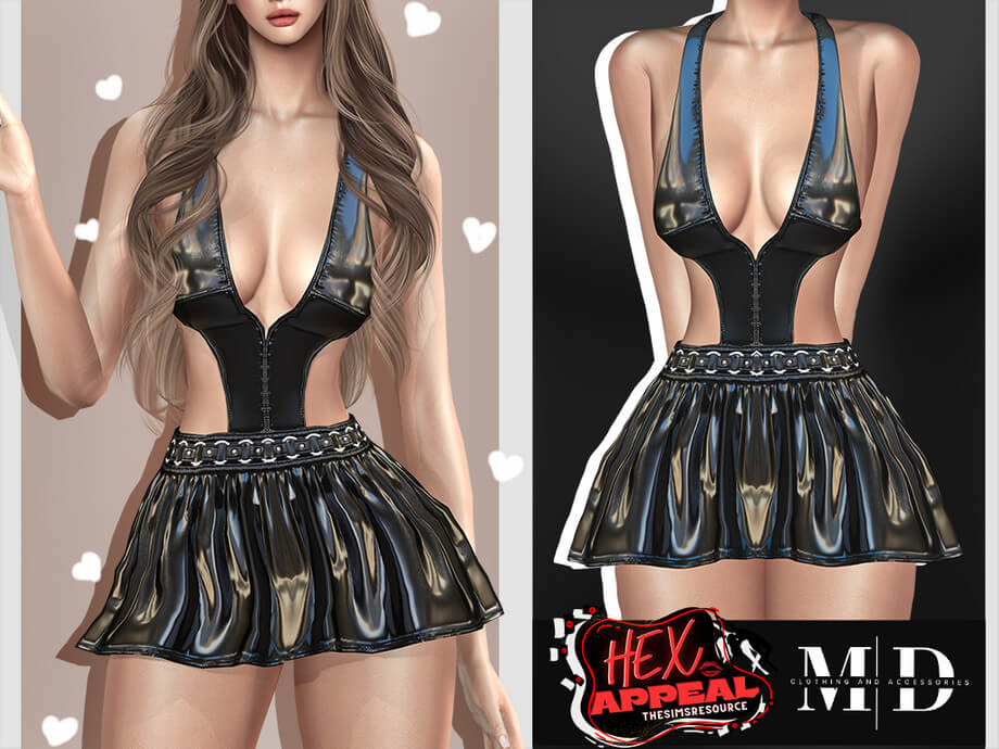 hexappeal-mini-dress-with-exposed-leather-sword-thesimsguide.com_ hexAppeal - mini dress with exposed leather sword