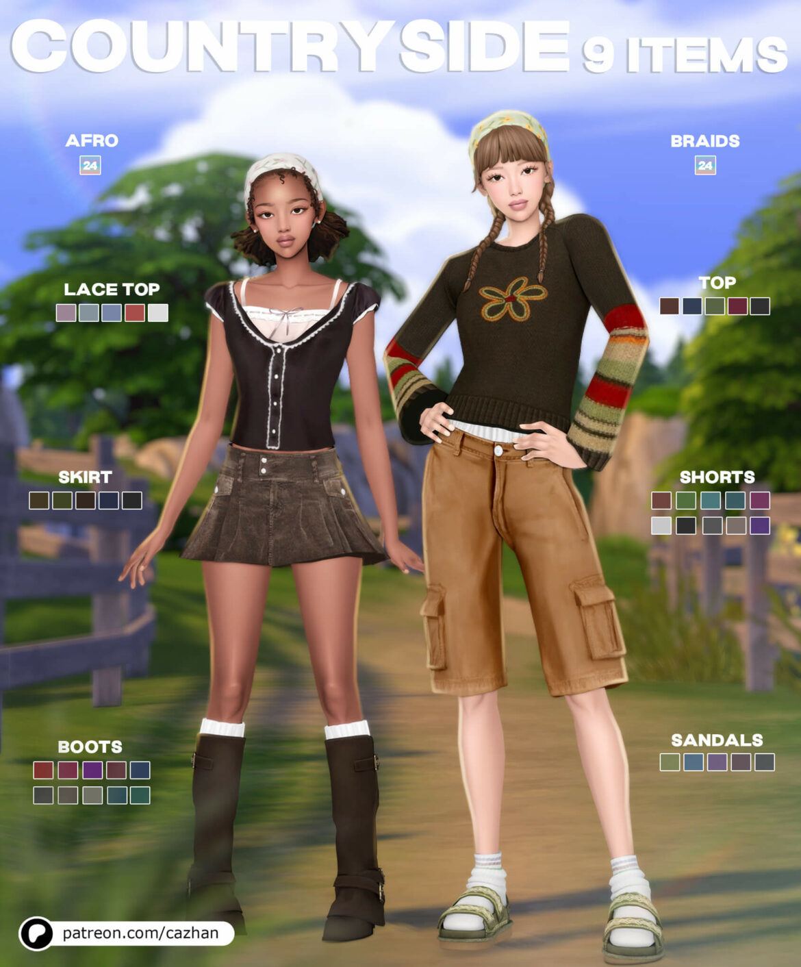 Countryside 9 item