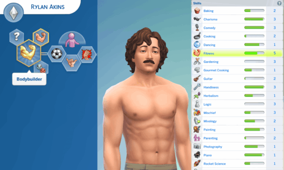 experienced sims